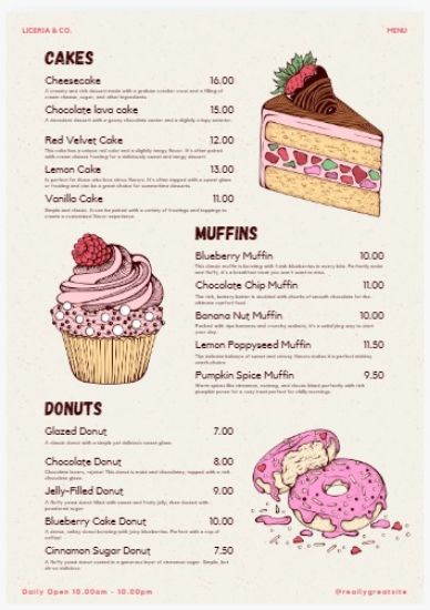 Picture of Menu Design in Nepal - Per page