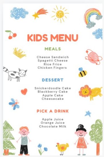 Picture of Menu Design in Nepal - Per page