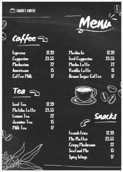 Picture of Menu Design in Nepal - Per page