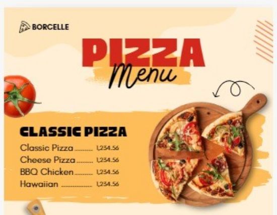 Picture of Menu Design in Nepal - Per page